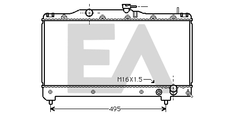 Radiator, engine cooling (31R71077)