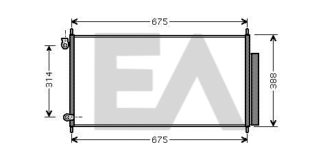 Condenser, air conditioning (30C26017)