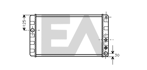 Radiator, engine cooling (31R78009)