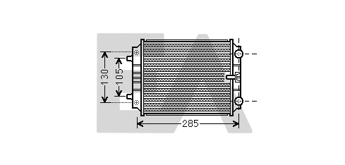 Radiator, engine cooling (31R02005)