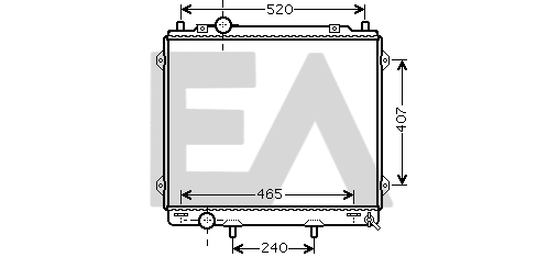 Radiator, engine cooling (31R28051)