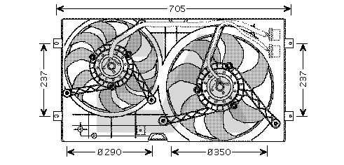 Fan, engine cooling (33V77001)