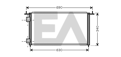 Condenser, air conditioning (30C26021)