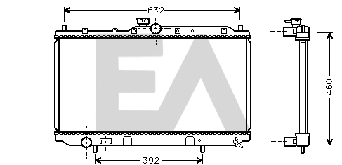 Radiator, engine cooling (31R51066)