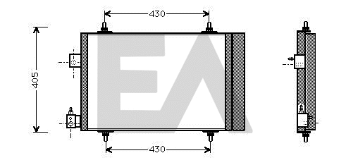 Condenser, air conditioning (30C55012)