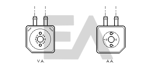 Oil Cooler, engine oil (37G77002)