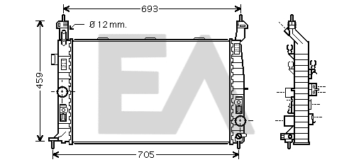 Radiator, engine cooling (31R54117)