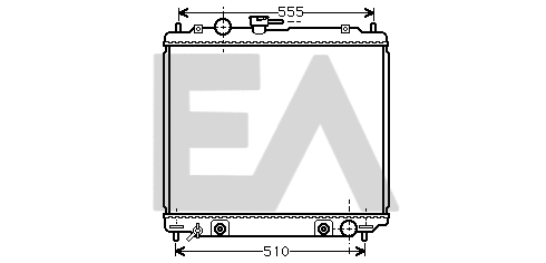 Radiator, engine cooling (31R51062)