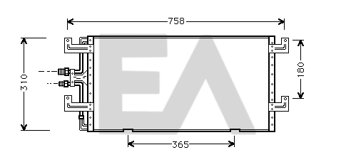 Condenser, air conditioning (30C77009)