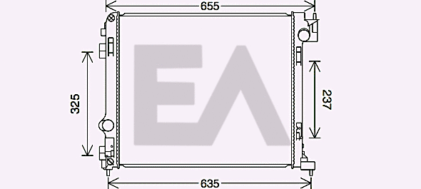 Radiator, engine cooling (31R18159)