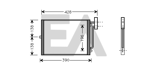 Condenser, air conditioning (30C58009)