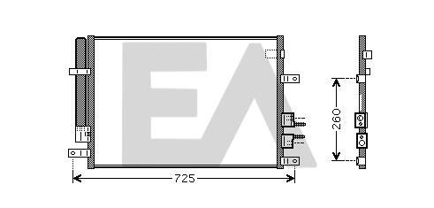 Condenser, air conditioning (30C03011)