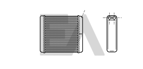 Heat Exchanger, interior heating (45C54017)