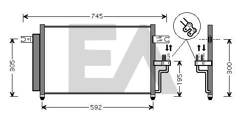 Condenser, air conditioning (30C28026)