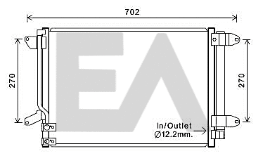 Condenser, air conditioning (30C77027)