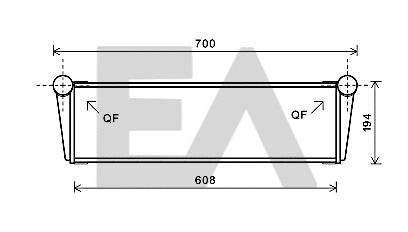 Radiator, engine cooling (31R58016)