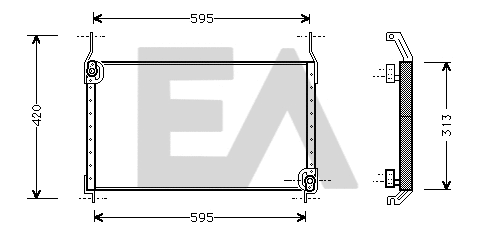 Condenser, air conditioning (30C25012)