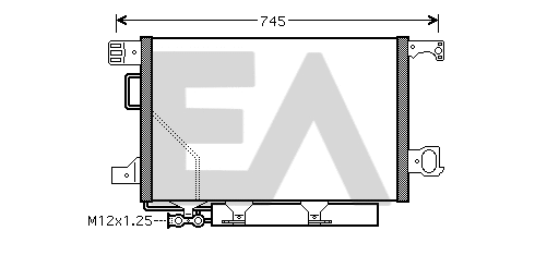 Condenser, air conditioning (30C50020)