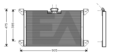 Condenser, air conditioning (30C63003)