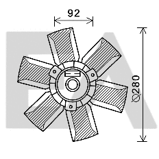 Fan, engine cooling (33V61001)
