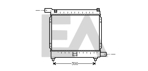Radiator, engine cooling (31R50024)