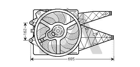 Fan, engine cooling (33V25027)