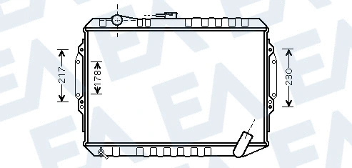 Radiator, engine cooling (31R51136)