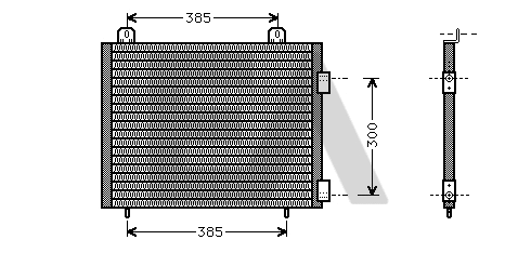 Condenser, air conditioning (30C05008)