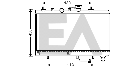 Radiator, engine cooling (31R36015)