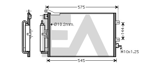 Condenser, air conditioning (30C60025)