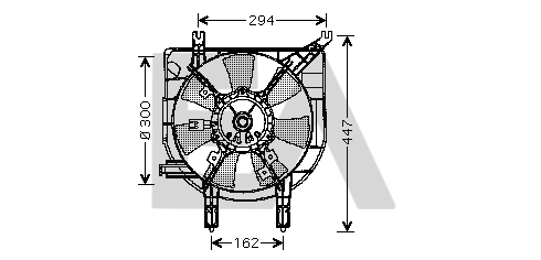 Fan, engine cooling (33V52029)