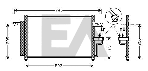 Condenser, air conditioning (30C28063)
