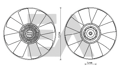 Fan Wheel, engine cooling (35C30C03)