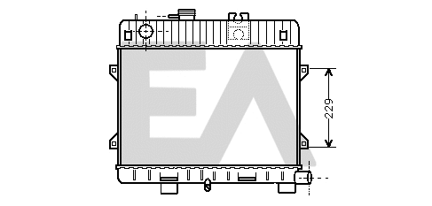 Radiator, engine cooling (31R07013)