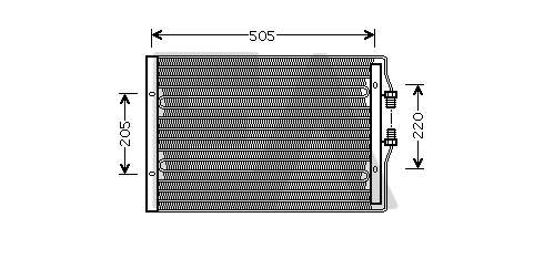 Condenser, air conditioning (30C30003)