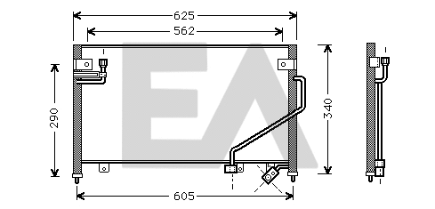 Condenser, air conditioning (30C52011)