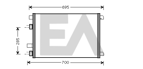 Condenser, air conditioning (30C60039)