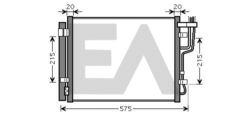 Condenser, air conditioning (30C36027)