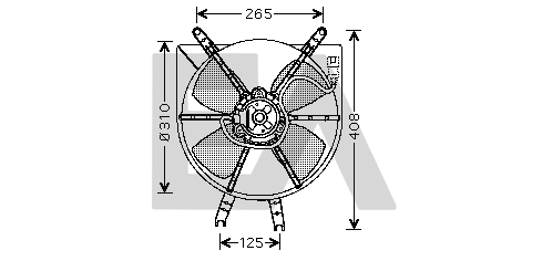 Fan, engine cooling (33V26006)