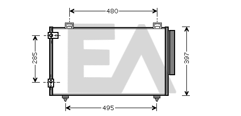 Condenser, air conditioning (30C71035)