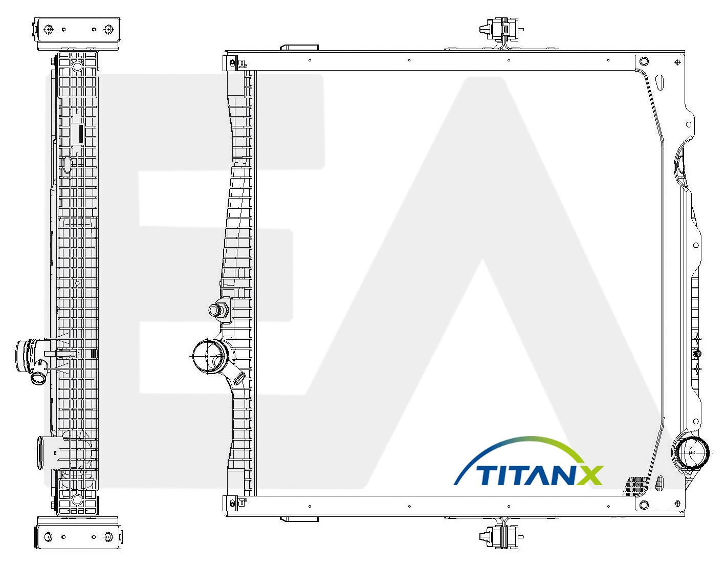 Radiator, engine cooling (31R59060T)