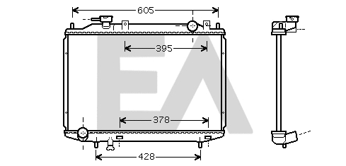 Radiator, engine cooling (31R52079)