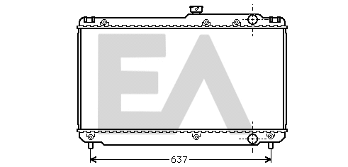 Radiator, engine cooling (31R71022)