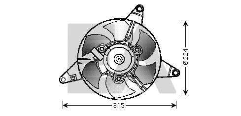 Fan, engine cooling (33V25046)