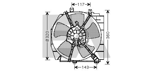 Fan, engine cooling (33V52013)
