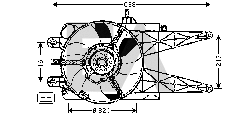 Fan, engine cooling (33V25049)