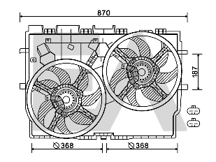 Fan, engine cooling (33V25077)