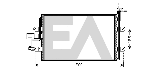 Condenser, air conditioning (30C77037)