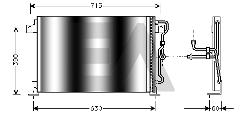 Condenser, air conditioning (30C33006)