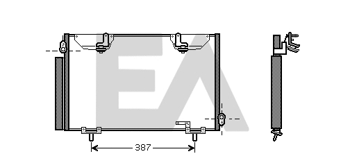 Condenser, air conditioning (30C71039)